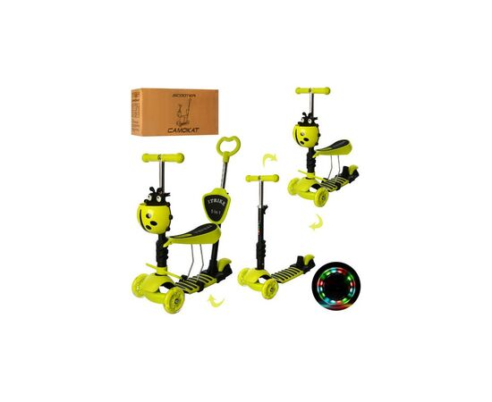 Самокат iTrike Maxi JR 5 в 1 green (JR 3-026-GR1 green), изображение 4 Самокат iTrike Maxi JR 5 в 1 green (JR 3-026-GR1 green), изображение 4