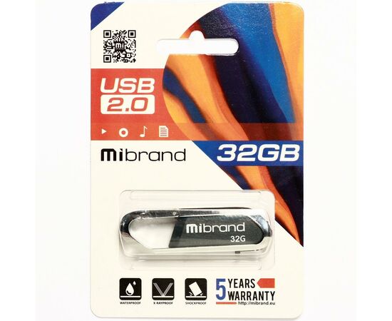 USB флеш накопитель Mibrand 32GB Aligator Grey USB 2.0 (MI2.0/AL32U7G), изображение 2 USB флеш накопитель Mibrand 32GB Aligator Grey USB 2.0 (MI2.0/AL32U7G), изображение 2