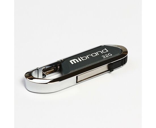 USB флеш накопитель Mibrand 32GB Aligator Grey USB 2.0 (MI2.0/AL32U7G)
