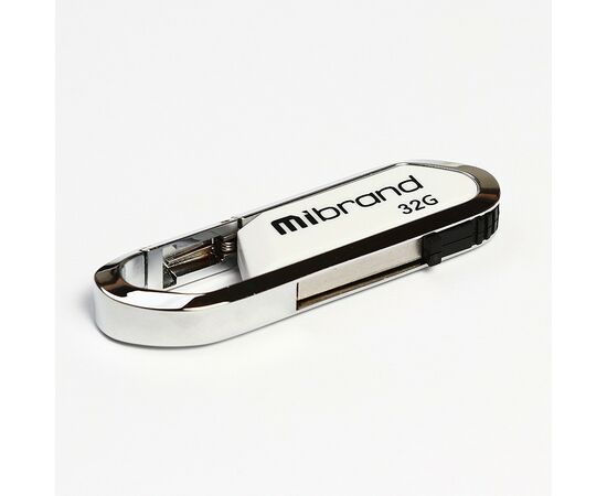 USB флеш накопитель Mibrand 32GB Aligator White USB 2.0 (MI2.0/AL32U7W)