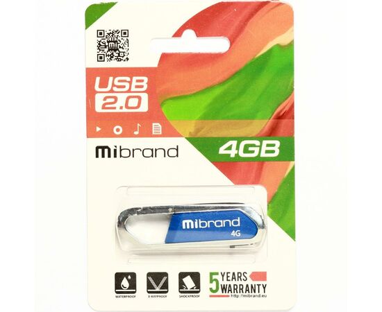 USB флеш накопитель Mibrand 4GB Aligator Blue USB 2.0 (MI2.0/AL4U7U), изображение 2 USB флеш накопитель Mibrand 4GB Aligator Blue USB 2.0 (MI2.0/AL4U7U), изображение 2
