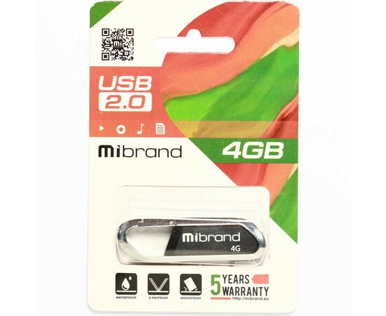 USB флеш накопитель Mibrand 4GB Aligator Grey USB 2.0 (MI2.0/AL4U7G), изображение 2 USB флеш накопитель Mibrand 4GB Aligator Grey USB 2.0 (MI2.0/AL4U7G), изображение 2