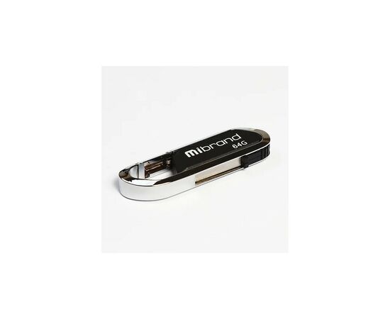 USB флеш накопитель Mibrand 64GB Aligator Black USB 2.0 (MI2.0/AL64U7B)