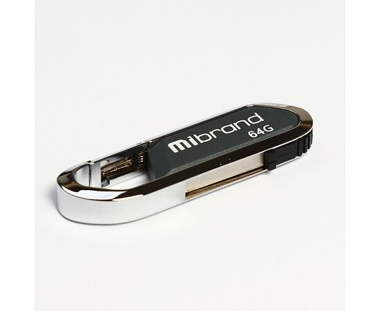 USB флеш накопитель Mibrand 64GB Aligator Grey USB 2.0 (MI2.0/AL64U7G)