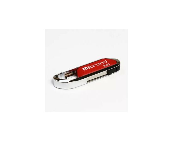 USB флеш накопичувач Mibrand 64GB Aligator Red USB 2.0 (MI2.0/AL64U7DR)