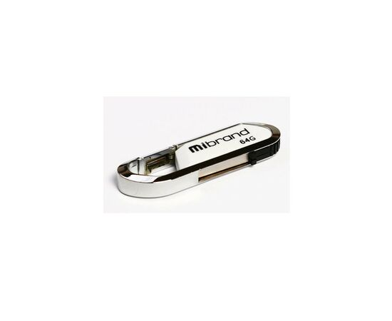 USB флеш накопичувач Mibrand 64GB Aligator White USB 2.0 (MI2.0/AL64U7W)