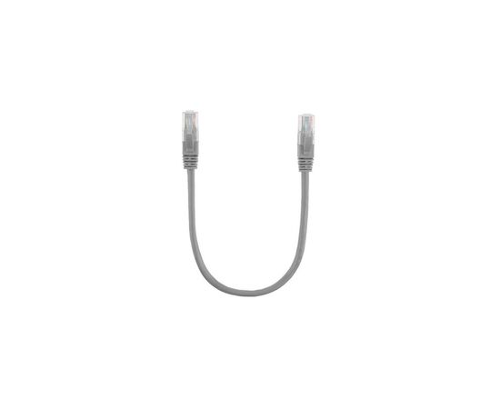 Патч-корд 0.3м, RJ-45, Cat.5e, CU, мідь, сірий Ritar (PCR-CU/0.3G / 01135)