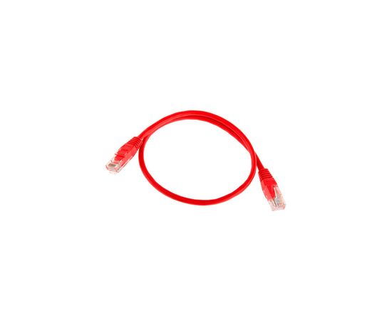 Патч-корд 0.5м, RJ-45, Cat.5e, CU, мідь, червоний Ritar (PCR-CU/0.5Rd / 04267)