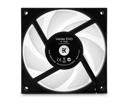 Кулер для корпуса Ekwb EK-Vardar EVO 120ER D-RGB (500-2200 rpm) (3831109824641), изображение 2 Кулер для корпуса Ekwb EK-Vardar EVO 120ER D-RGB (500-2200 rpm) (3831109824641), изображение 2