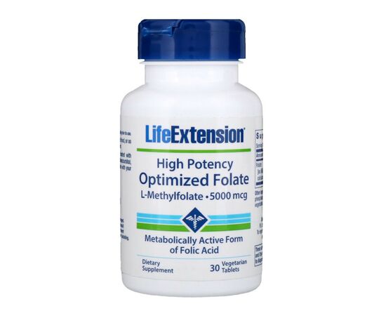 Витамин Life Extension Высокоактивный оптимизированный фолат, High Potency Optimize (LEX-19133)