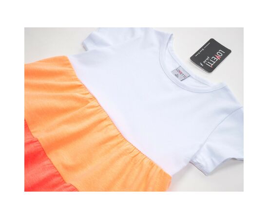 Платье Lovetti с оборками (9241-122G-orange), изображение 3 Платье Lovetti с оборками (9241-122G-orange), изображение 3