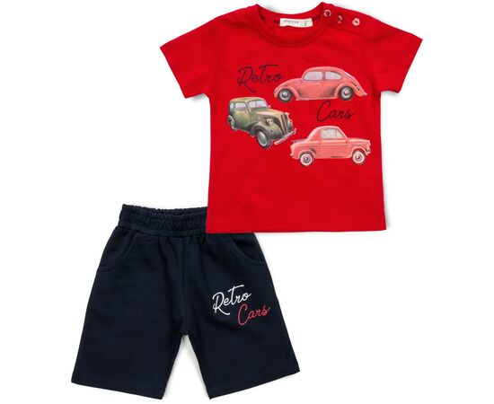 Набор детской одежды Breeze с машинками (15928-98B-red)