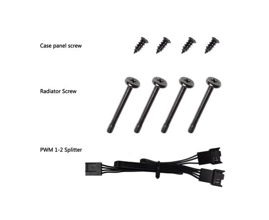 Кулер для корпуса ID-Cooling WF-14025-XT BLACK, изображение 5 Кулер для корпуса ID-Cooling WF-14025-XT BLACK, изображение 5