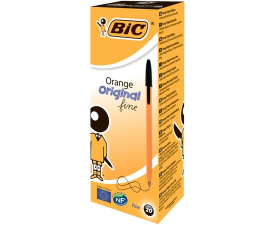 Ручка шариковая Bic Orange, черная (bc8099231), изображение 2 Ручка шариковая Bic Orange, черная (bc8099231), изображение 2