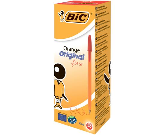 Ручка шариковая Bic Orange, красная (bc8099241), изображение 2 Ручка шариковая Bic Orange, красная (bc8099241), изображение 2