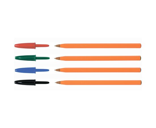 Ручка шариковая Bic Orange, ассорти, 4шт в блистере (bc8308541)