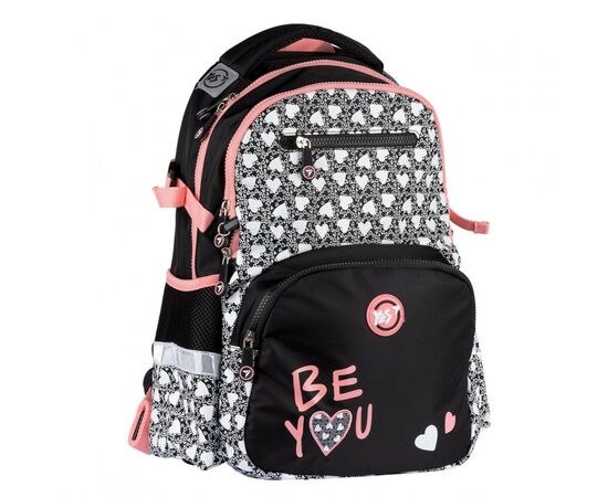 Рюкзак школьный Yes T-117 Be YOU черный (551639)