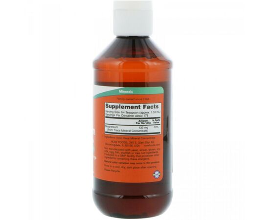 Минералы Now Foods Жидкий Магний, 8 жидких унций (236,7 мл) (NOW-01288), изображение 2 Минералы Now Foods Жидкий Магний, 8 жидких унций (236,7 мл) (NOW-01288), изображение 2