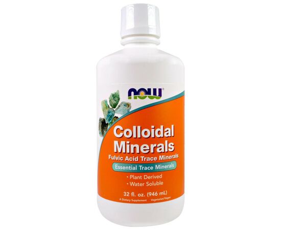 Мінерали Now Foods Колоїдні Мінерали, Colloidal Minerals, 946 мл (NOW-01405)