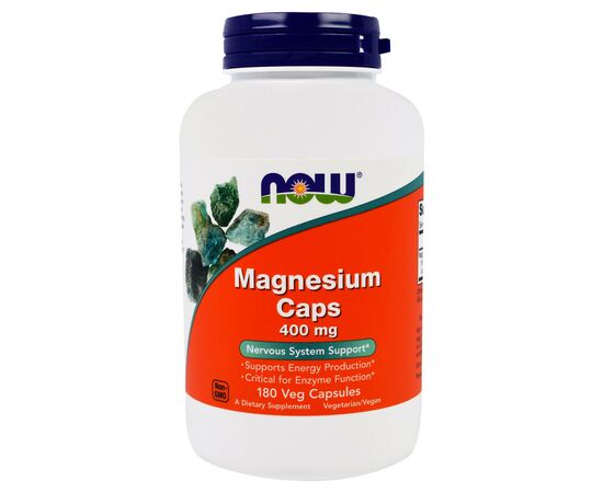 Минералы Now Foods Магний 400мг, 180 гелевых капсул (NOW-01283)