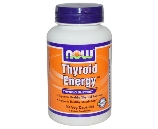 Минералы Now Foods Поддержка Щитовидной Железы, Thyroid Energy, 90 гелевых кап (NOW-03368)
