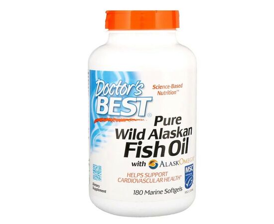 Жирные кислоты Doctor's Best Аляскинский Рыбий Жир (Омега-3), Fish Oil with AlaskOmega, 1 (DRB-00417)