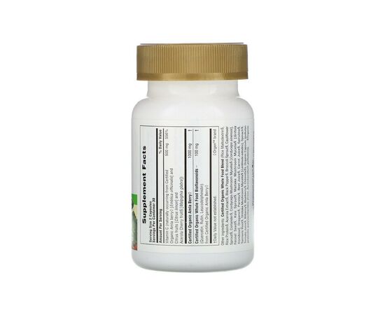 Витамин Natures Plus Витамин С органический, VITAMIN C, 500 мг, Nature's Plus, 60 (NAP-30733), изображение 2 Витамин Natures Plus Витамин С органический, VITAMIN C, 500 мг, Nature's Plus, 60 (NAP-30733), изображение 2