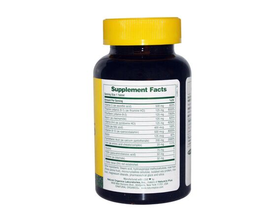 Витаминно-минеральный комплекс Natures Plus Комплекс для Борьбы со Стрессом с Железом, Ultra Stress, 30 (NTP1229), изображение 2 Витаминно-минеральный комплекс Natures Plus Комплекс для Борьбы со Стрессом с Железом, Ultra Stress, 30 (NTP1229), изображение 2