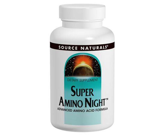 Витаминно-минеральный комплекс Source Naturals Усовершенствованная Амино Формула, Super Amino Night, 60 ка (SN0110)