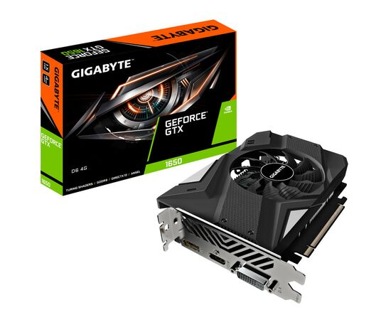 Відеокарта GIGABYTE GeForce GTX1650 4096Mb D6 (GV-N1656D6-4GD)