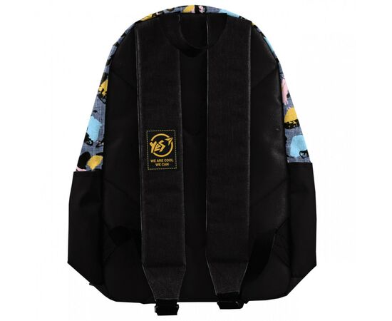 Рюкзак школьный Yes T-100 Double сизый/черный (558399), изображение 4 Рюкзак школьный Yes T-100 Double сизый/черный (558399), изображение 4