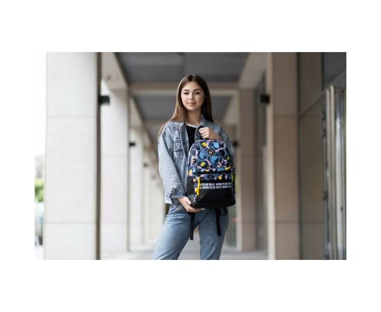 Рюкзак школьный Yes T-100 Double сизый/черный (558399), изображение 5 Рюкзак школьный Yes T-100 Double сизый/черный (558399), изображение 5