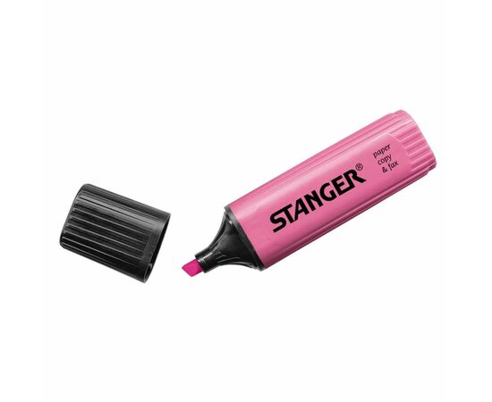 Маркер Stanger текстовый розовый 1-5 мм (180004000)