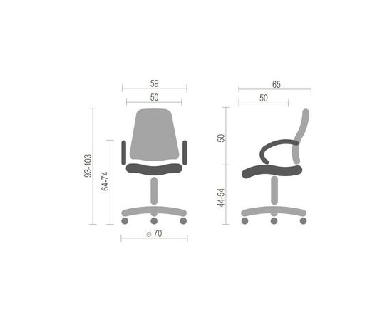 Офисное кресло Аклас Ларк CH PR Черное (07312), изображение 4