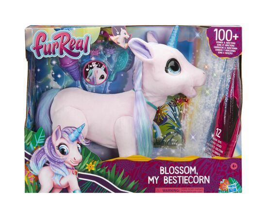 Інтерактивна іграшка Hasbro FurReal Friends Блоссом Единорог (F0076), зображення 3 Інтерактивна іграшка Hasbro FurReal Friends Блоссом Единорог (F0076), зображення 3