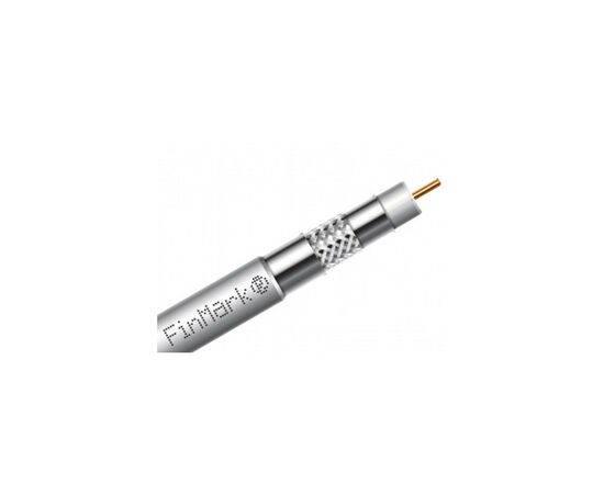 Кабель телевізійний FinMark RG-6 TRISHIELD, CCS, 305м, white (F6TSV_305_white)