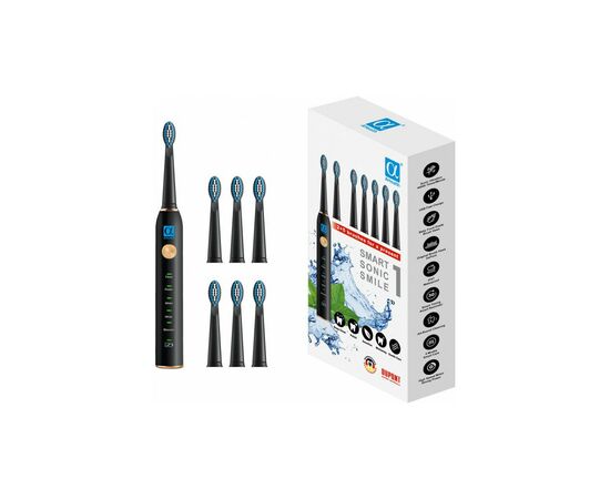 Электрическая зубная щетка AHealth SMART SONIC SMILE 1 black (AHsss1b)