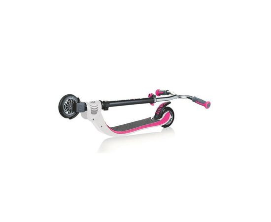 Самокат Globber Flow Foldable 125 бело-розовый (473-162), изображение 4 Самокат Globber Flow Foldable 125 бело-розовый (473-162), изображение 4