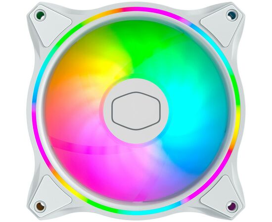 Кулер для корпуса CoolerMaster MASTERFAN MF120 HALO WHITE EDITION (MFL-B2DW-18NPA-R1), изображение 2 Кулер для корпуса CoolerMaster MASTERFAN MF120 HALO WHITE EDITION (MFL-B2DW-18NPA-R1), изображение 2