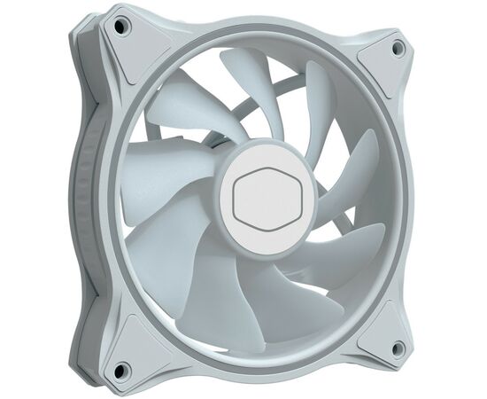Кулер для корпуса CoolerMaster MASTERFAN MF120 HALO WHITE EDITION (MFL-B2DW-18NPA-R1), изображение 5 Кулер для корпуса CoolerMaster MASTERFAN MF120 HALO WHITE EDITION (MFL-B2DW-18NPA-R1), изображение 5