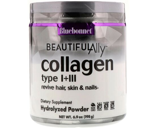 Вітамін Bluebonnet Nutrition Колаген 1 і 3 типу, Beautiful Ally, Collagen Type I + III, п (BLB1508)