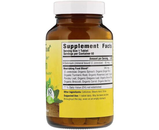 Минералы MegaFood Селен, Selenium, 60 таблеток (MGF-10186), изображение 2 Минералы MegaFood Селен, Selenium, 60 таблеток (MGF-10186), изображение 2