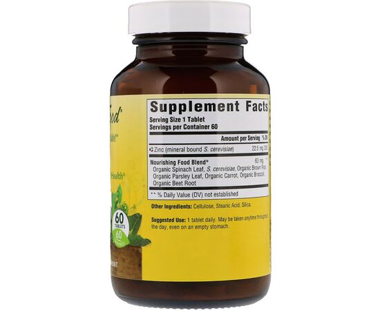 Минералы MegaFood Цинк, Zinc, 60 таблеток (MGF-10188), изображение 2 Минералы MegaFood Цинк, Zinc, 60 таблеток (MGF-10188), изображение 2