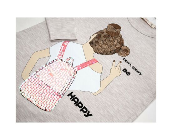 Кофта Breeze з дівчиною (16047-164G-cream), изображение 3