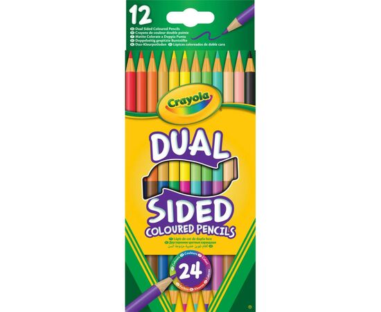 Олівці кольорові Crayola двосторонні 12 шт (256356.024)