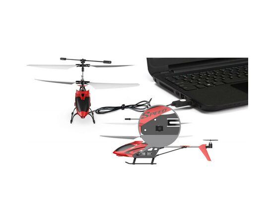 Радиоуправляемая игрушка Syma Вертолёт 2.4 ГГц 23 см со светом, барометром (S5H_red), изображение 5 Радиоуправляемая игрушка Syma Вертолёт 2.4 ГГц 23 см со светом, барометром (S5H_red), изображение 5