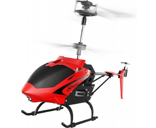 Радиоуправляемая игрушка Syma Вертолёт 2.4 ГГц 23 см со светом, барометром (S5H_red)