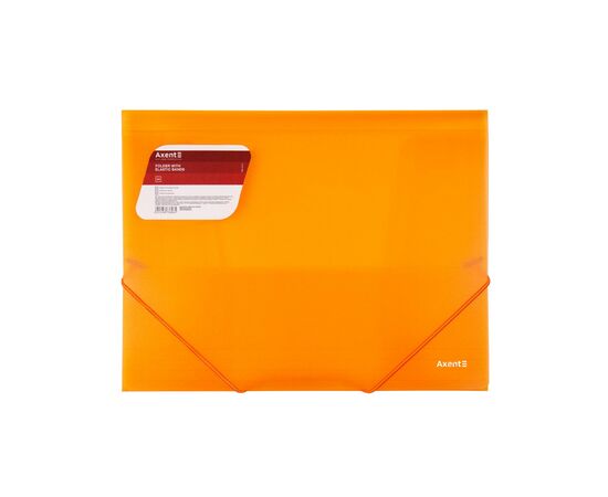 Папка на резинках Axent A4 600 мкм Transparent orange (1501-25-A)