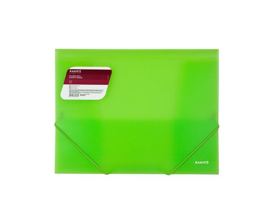 Папка на резинках Axent A4 600 мкм Transparent green (1501-26-A)