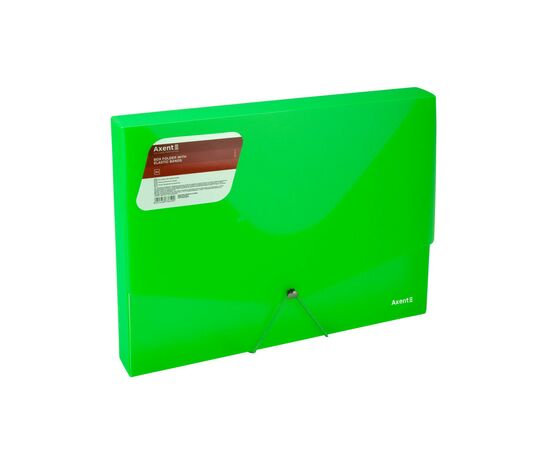 Папка на резинках Axent A4 800 мкм Transparent green (1502-26-A)